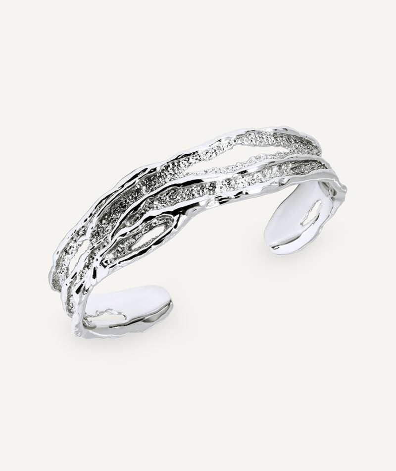 Bracelet open textured Sal Organic
