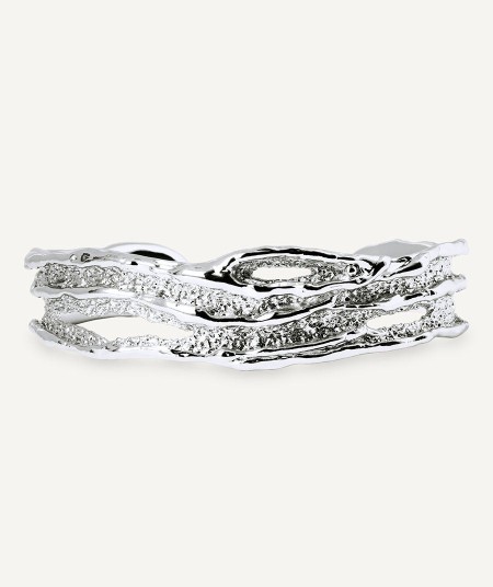 Bracelet open textured Sal Organic