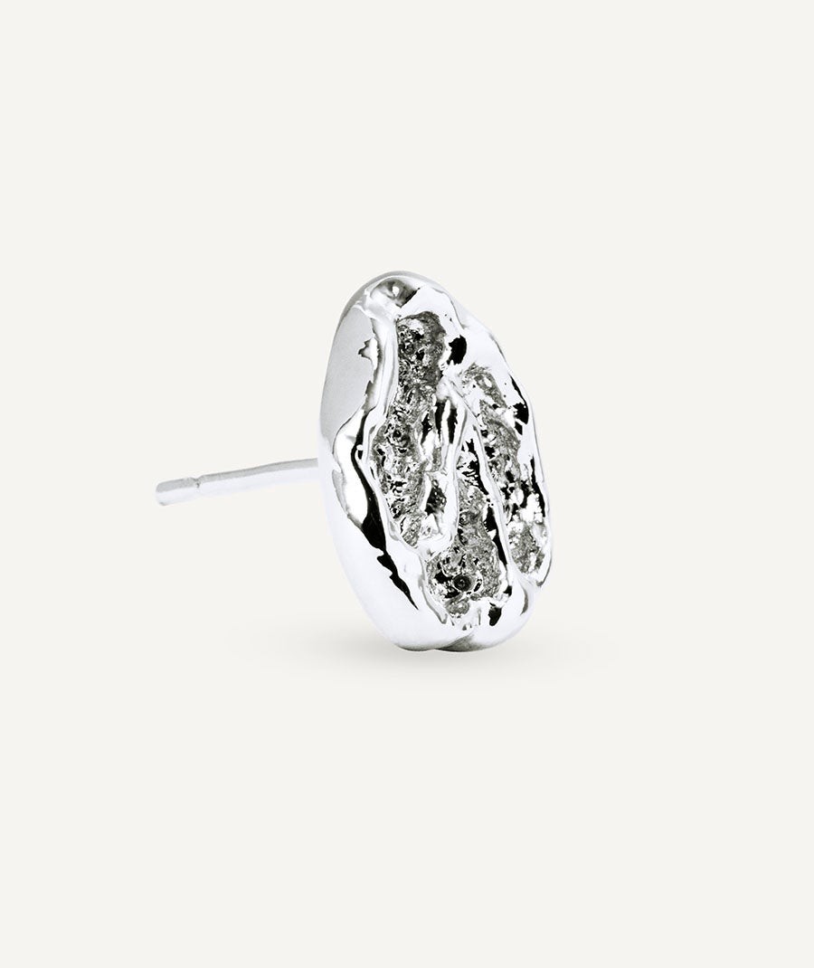 Earrings circle button Sal Organic