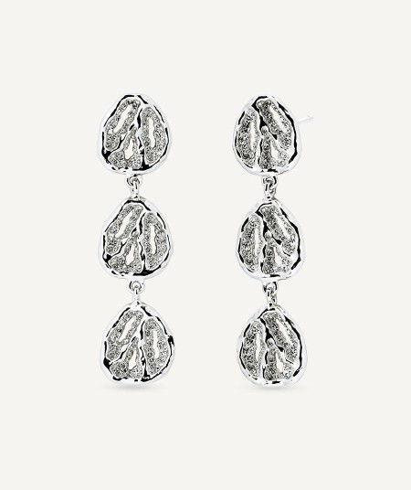 Earrings long circle Sal Organic