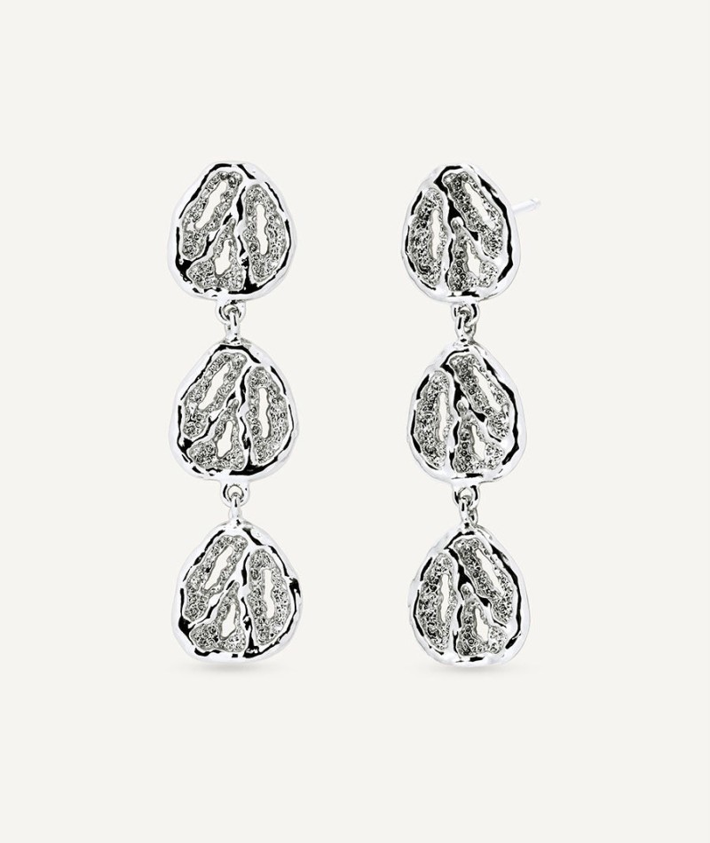 Earrings long circle Sal Organic