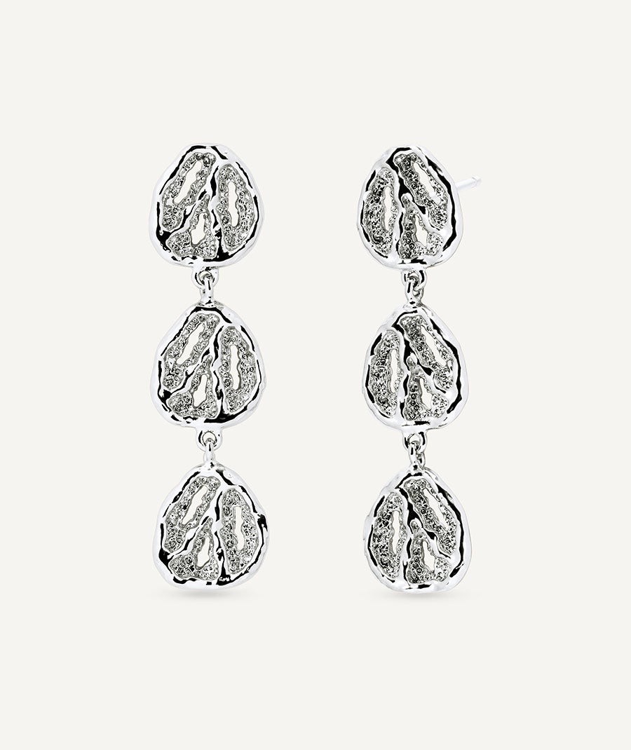 Earrings long circle Sal Organic