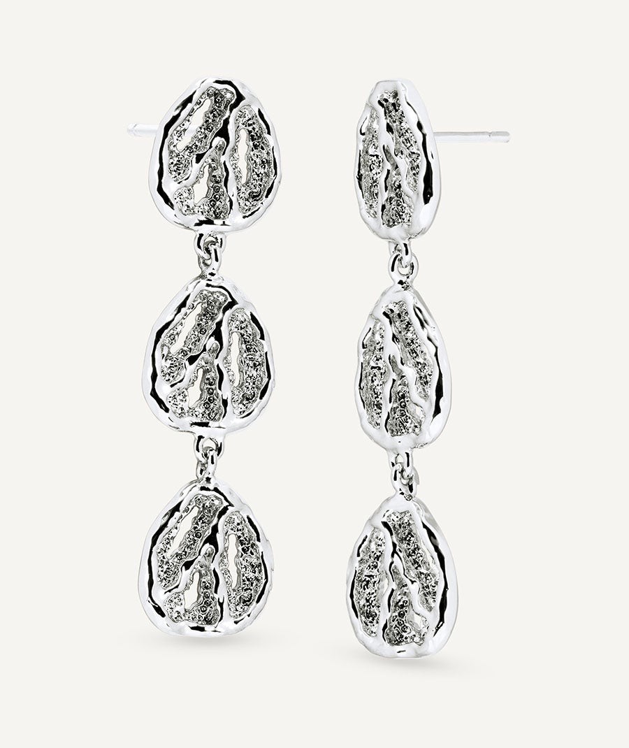 Earrings long circle Sal Organic