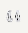 Pendientes de aro maxi Texturas Mar