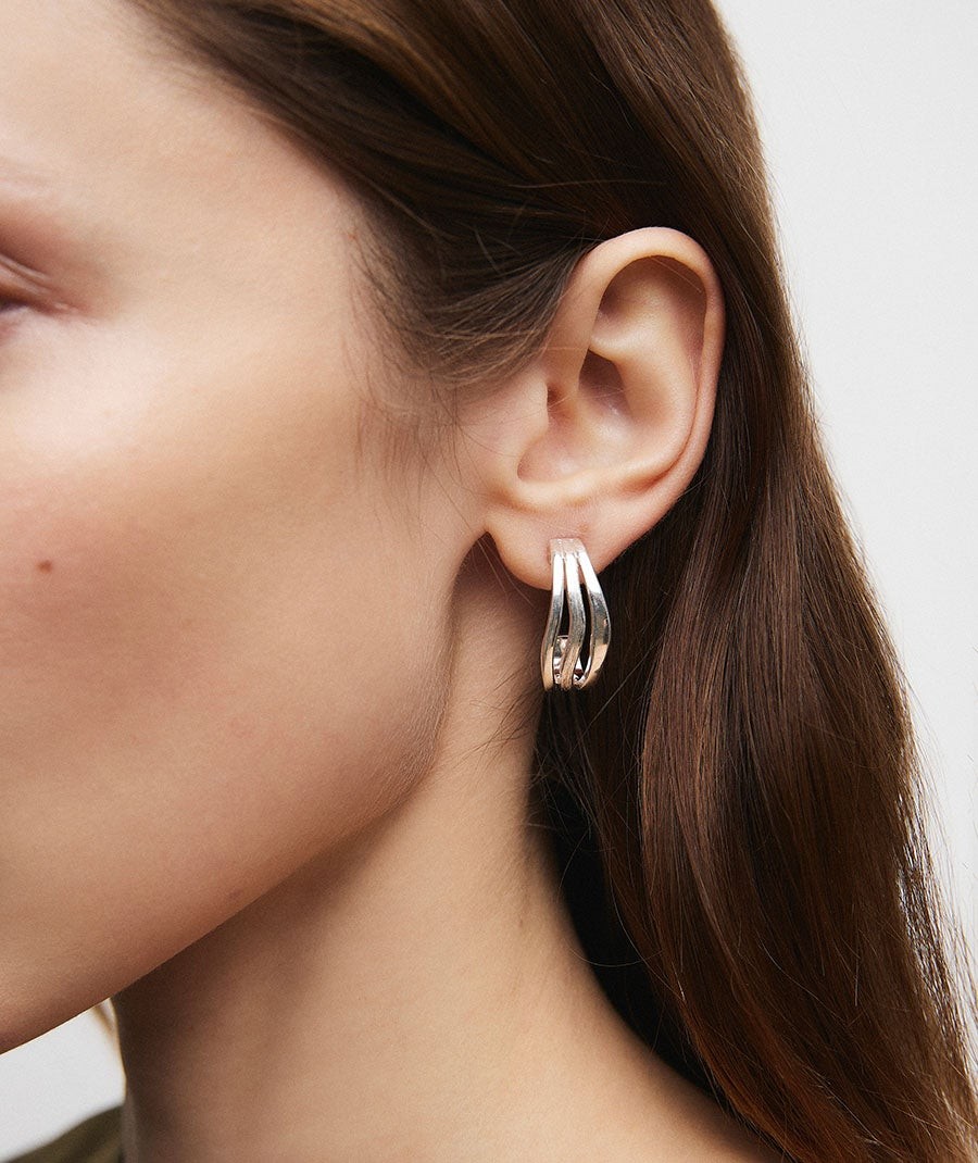  Earrings maxi hoop Sea Textures