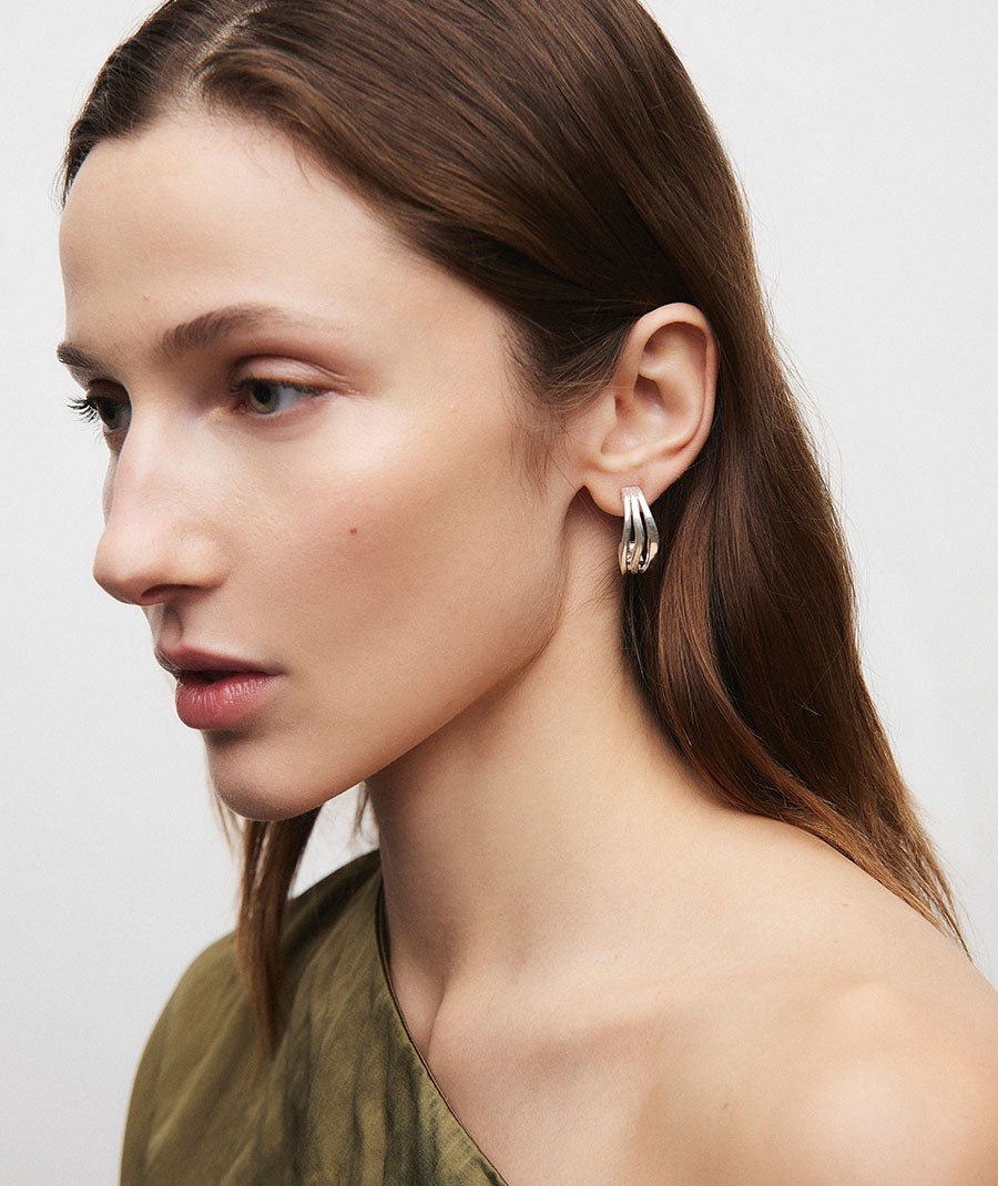  Earrings maxi hoop Sea Textures