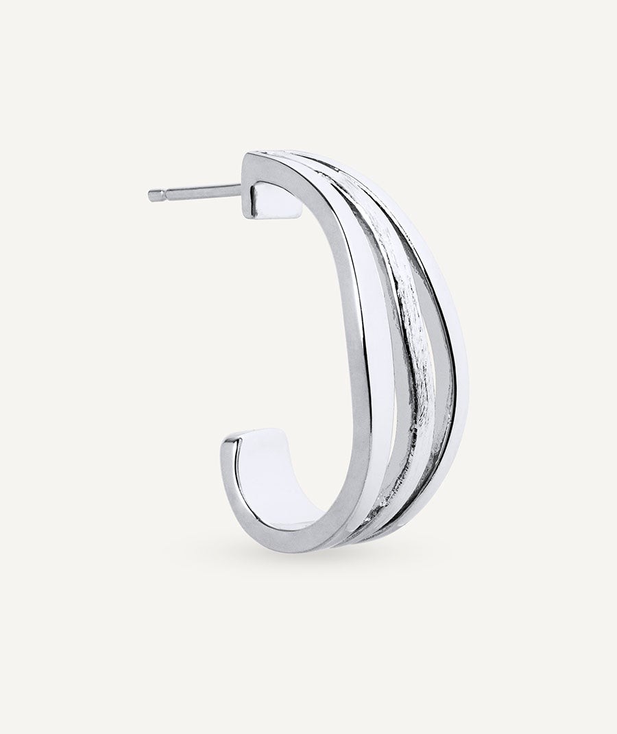  Earrings maxi hoop Sea Textures