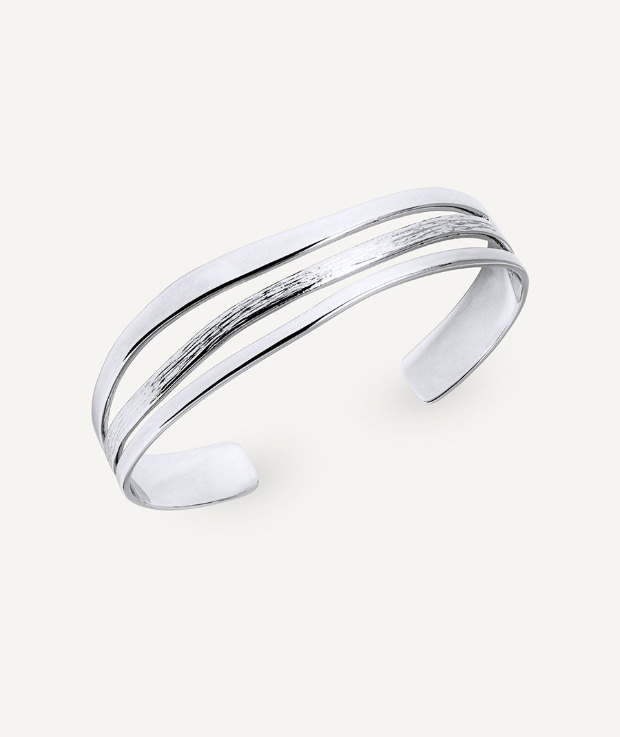  Bracelet open rigid Textures Sea