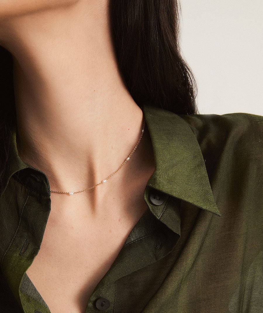 Collar perlas cultivadas